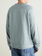 Folk - Cotton-Blend Jersey Sweatshirt - Blue