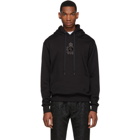 Dolce and Gabbana Black Logo Patch Hoodie