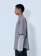 Balenciaga Layered Check Shirt