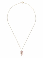 Pascale Monvoisin 9K Yellow Gold Souad Quartz And Diamond Necklace