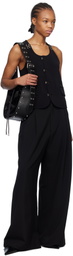 We11done Black Belted Punk Bag