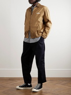 Comme des Garçons HOMME - Logo-Print Cotton-Gabardine Jacket - Neutrals