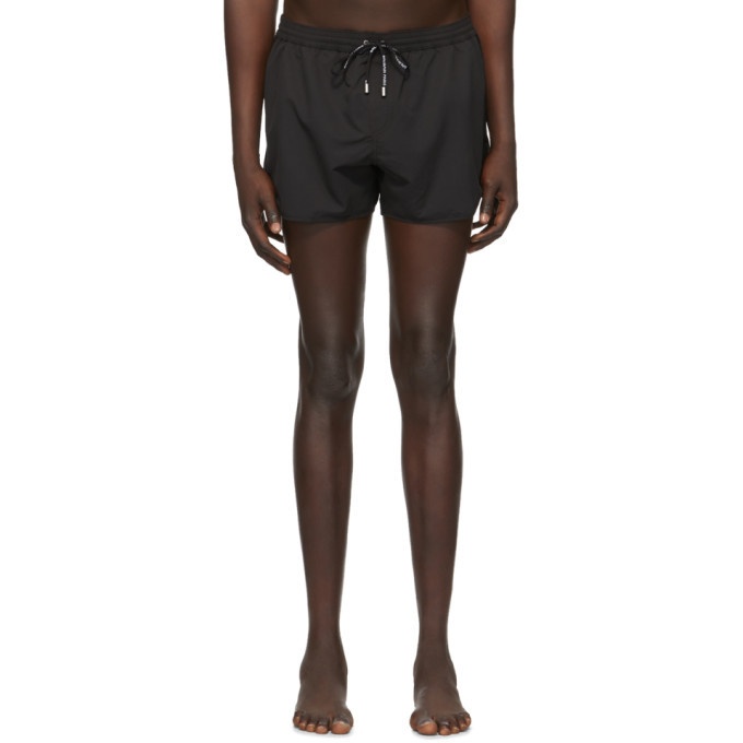 Photo: Balmain Black Embossed Swim Shorts