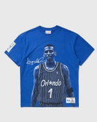 Mitchell & Ness NBA ULTIMATE PLAYER TEE VINTAGE LOGO ORLANDO MAGIC PENNY HARDAWAY #1 Blue Mens Shortsleefe