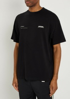 Represent Patron of The Club Printed Cotton T-shirt Black
