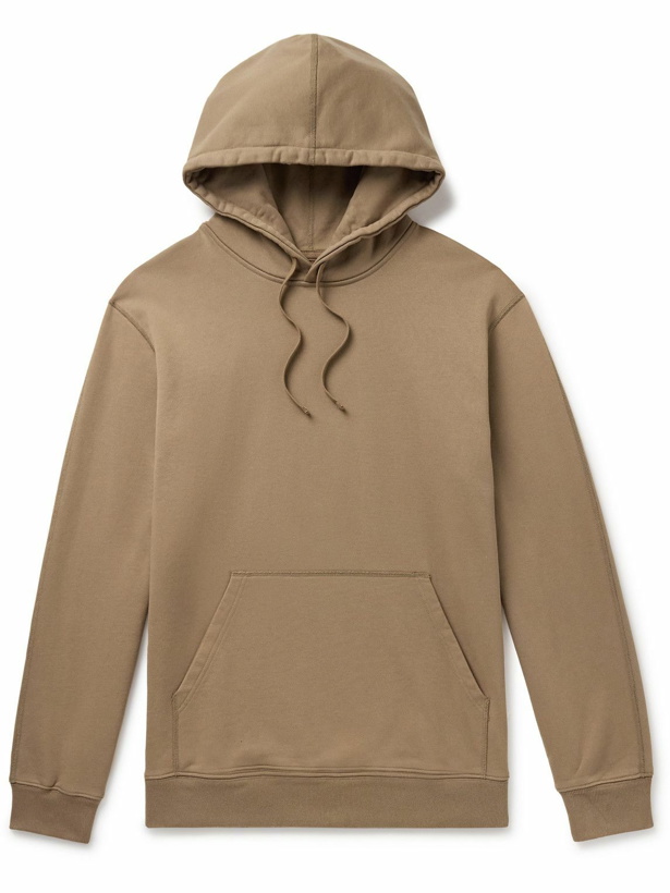 Photo: Reigning Champ - Cotton-Jersey Hoodie - Brown