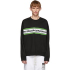 McQ Alexander McQueen Black Metal Repeat Sweatshirt