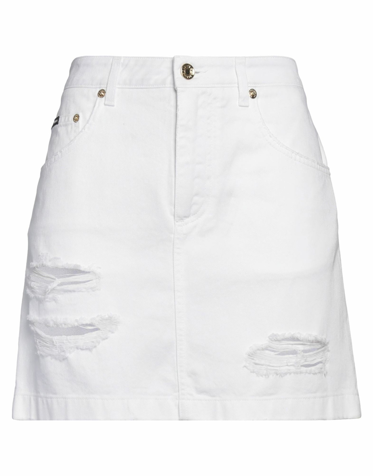 Dolce & gabbana Womens Denim skirt in White