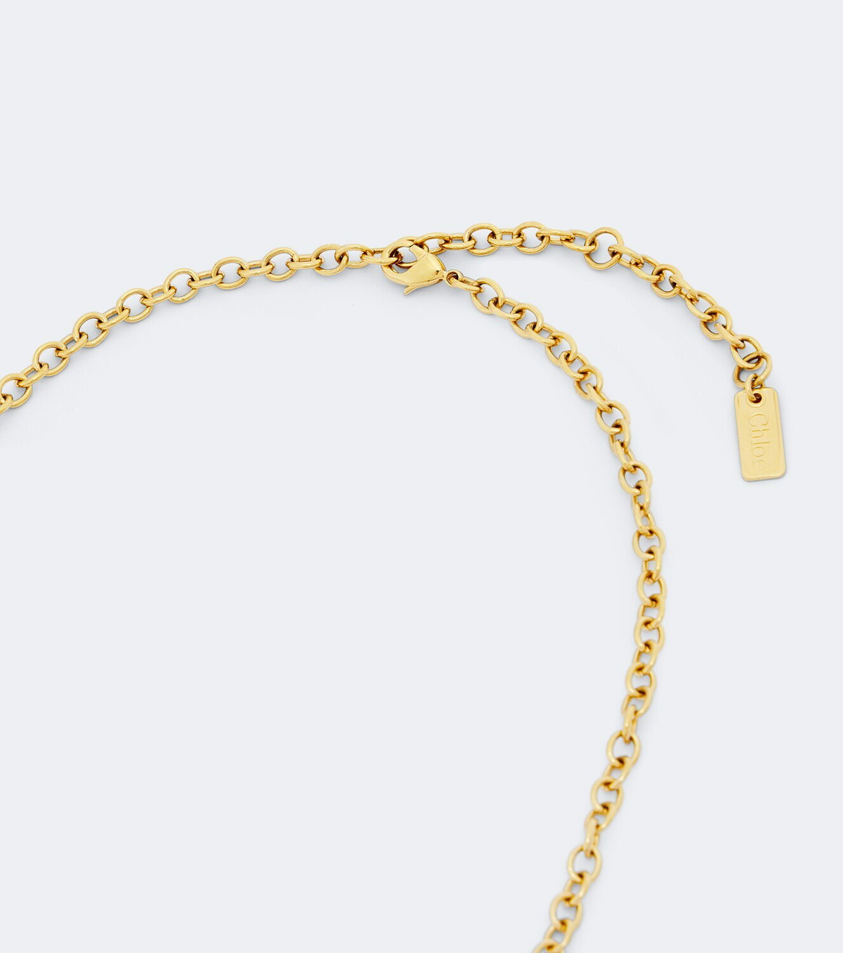 Chloé Embellished enamel pendant necklace