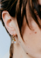 Otiumberg Stilla Quartz 14kt Gold Vermeil Drop Earrings - One Size