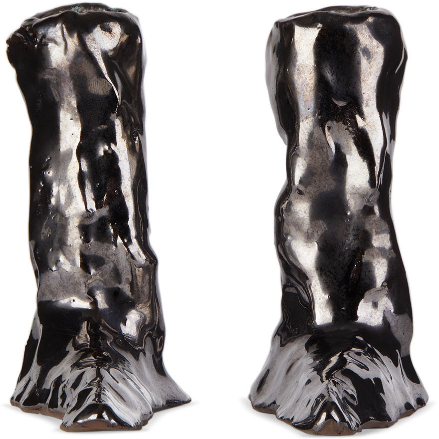 Maiden Name Grey Laura Welker Edition Hot Legs Candle Holder Set
