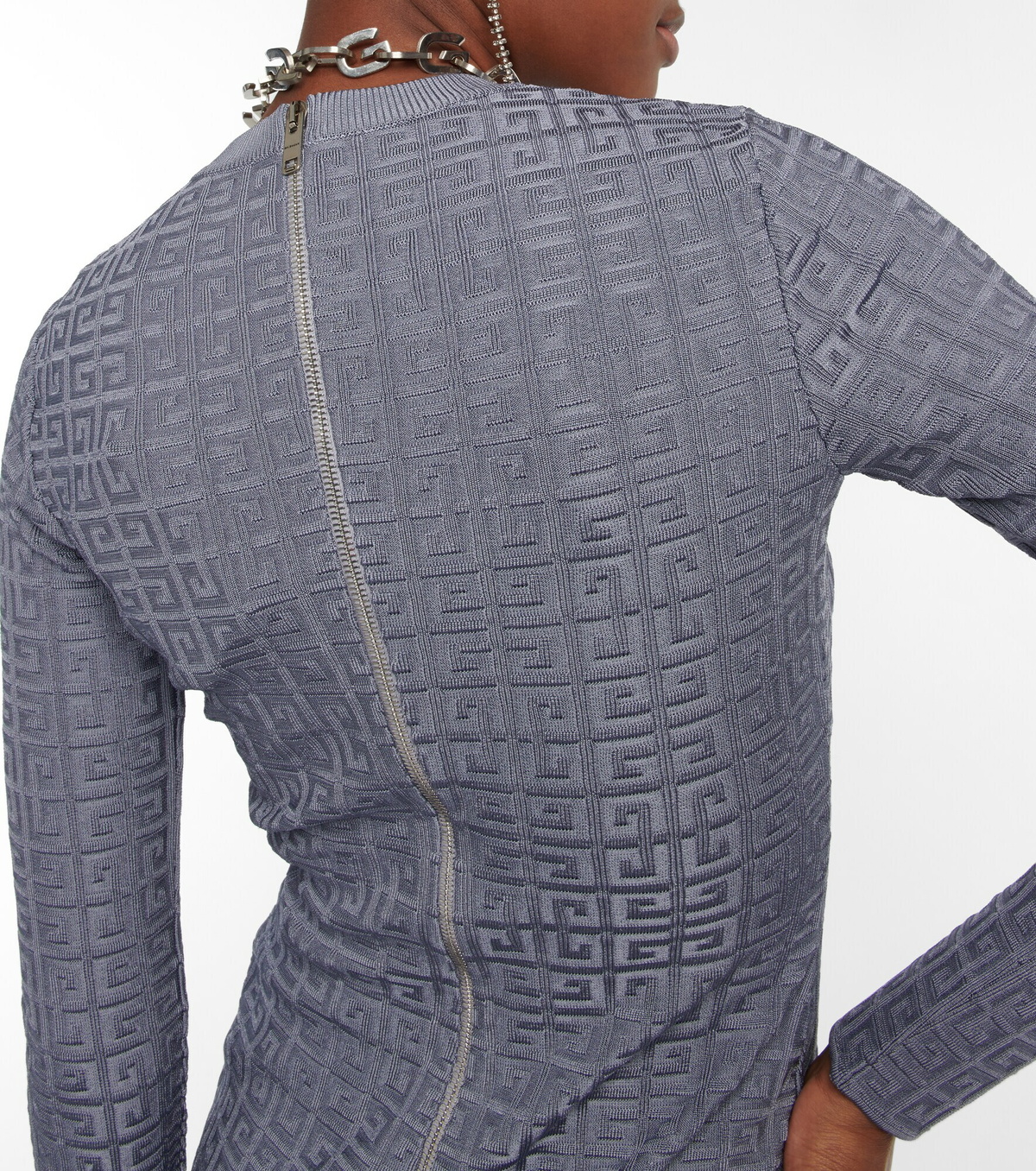 【関税＆送料込み】Givenchy Jacquard Knit Mini-Dress Yellow Jacquard-knit mini dress | GIVENCHY | NET-A-PORTER