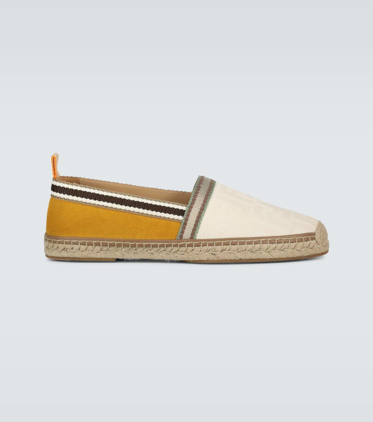 Fendi Canvas jacquard espadrilles