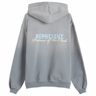Represent Men's Patron Of The Club Hoodie in Washed Grey