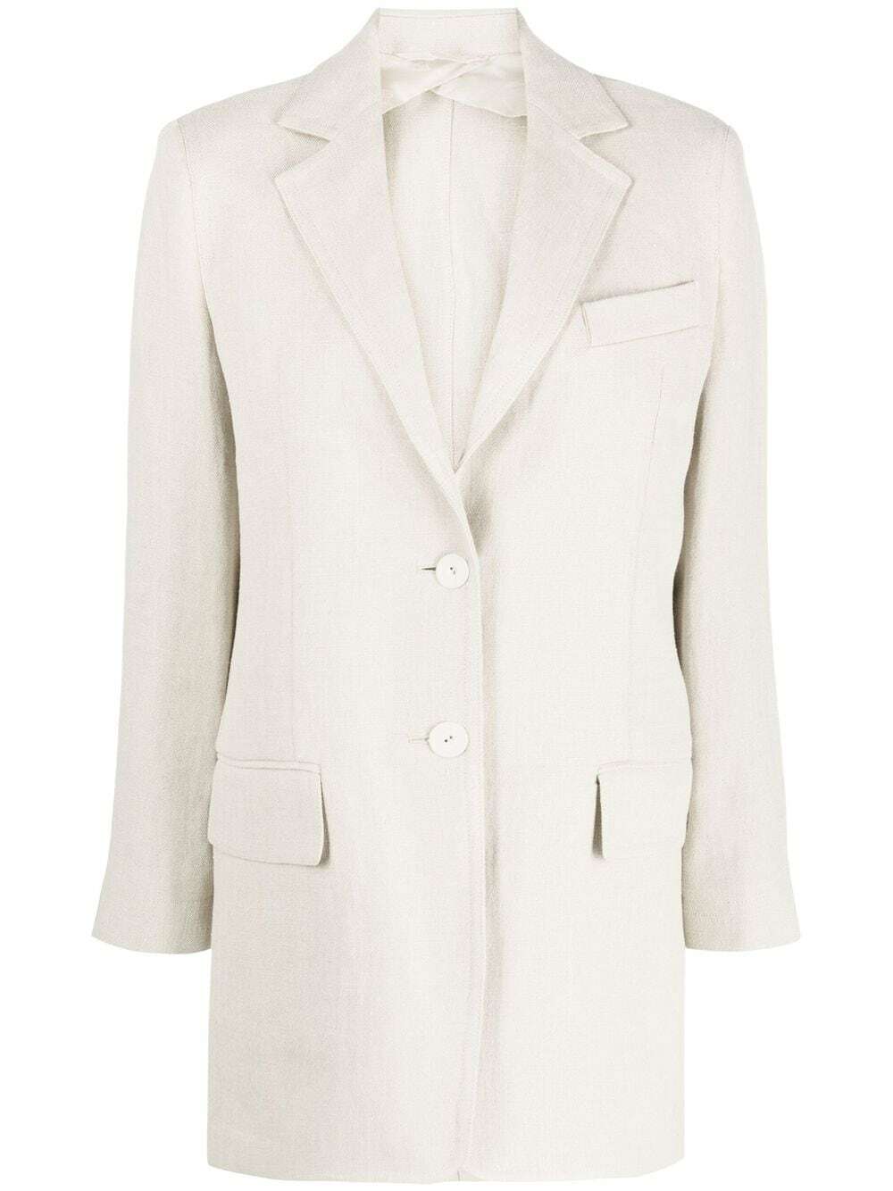 MAX MARA - Oversized Linen Blazer Jacket Max Mara