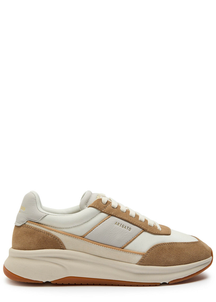 Axel Arigato Genesis Neo Panelled Mesh-knit Sneakers Beige