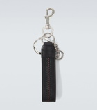 Gucci Double G leather keychain
