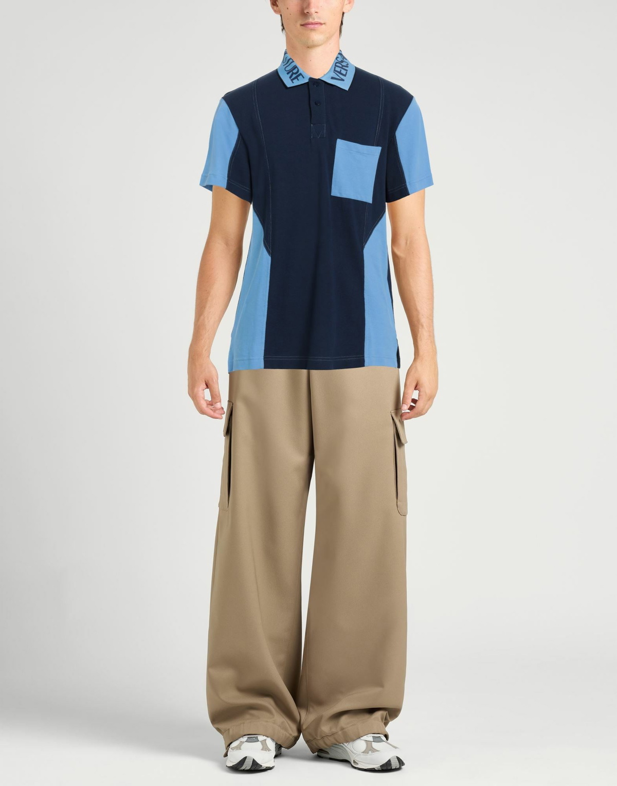 Versace Jeans Couture Mens Polo shirt in Navy