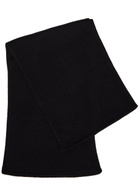 John Smedley Quartz Cashmere and Wool-blend Scarf - Black - One Size