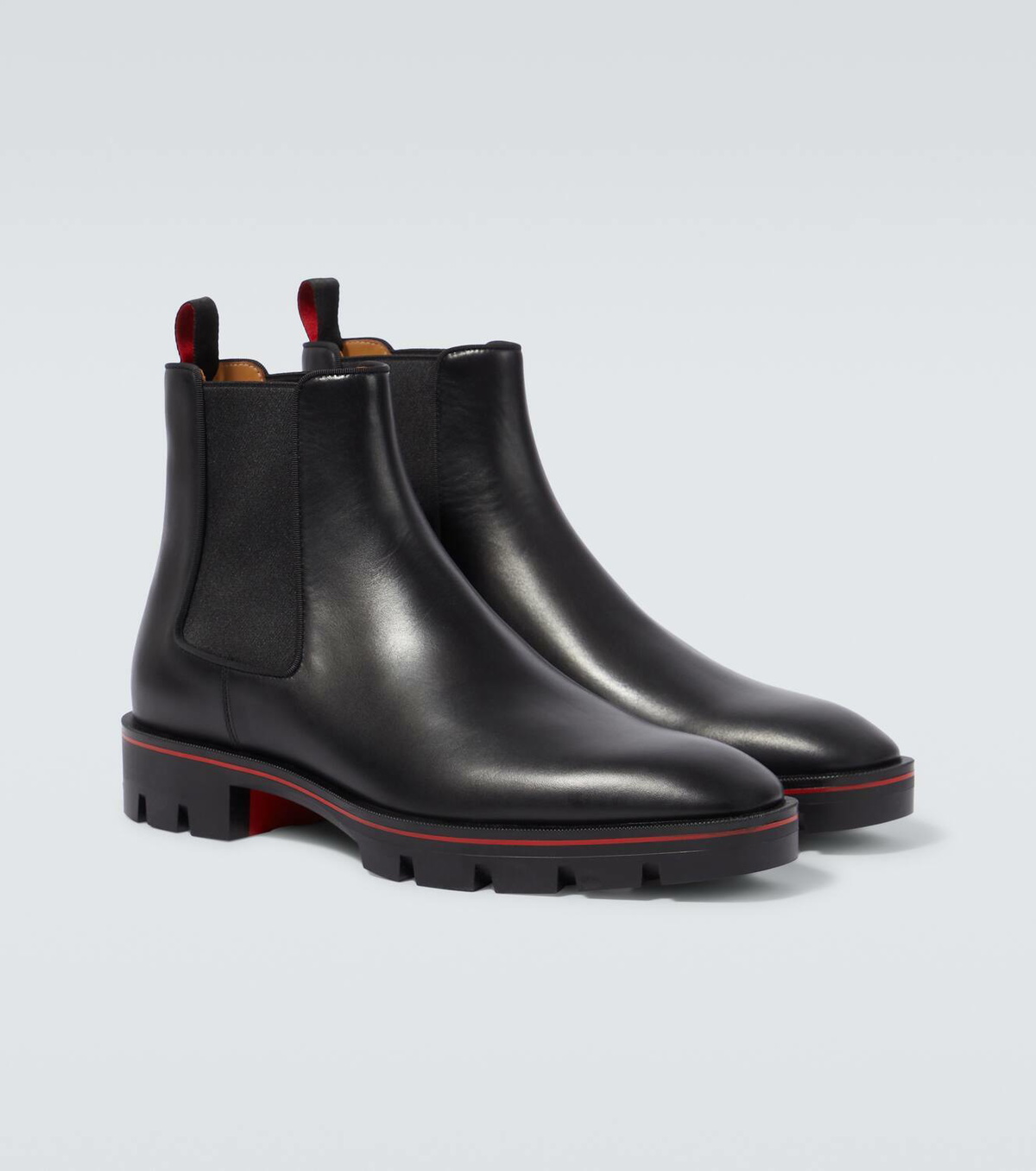 Christian Louboutin Alpinosol leather Chelsea boots