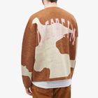 ICECREAM Men's Cow Cardigan in Brown