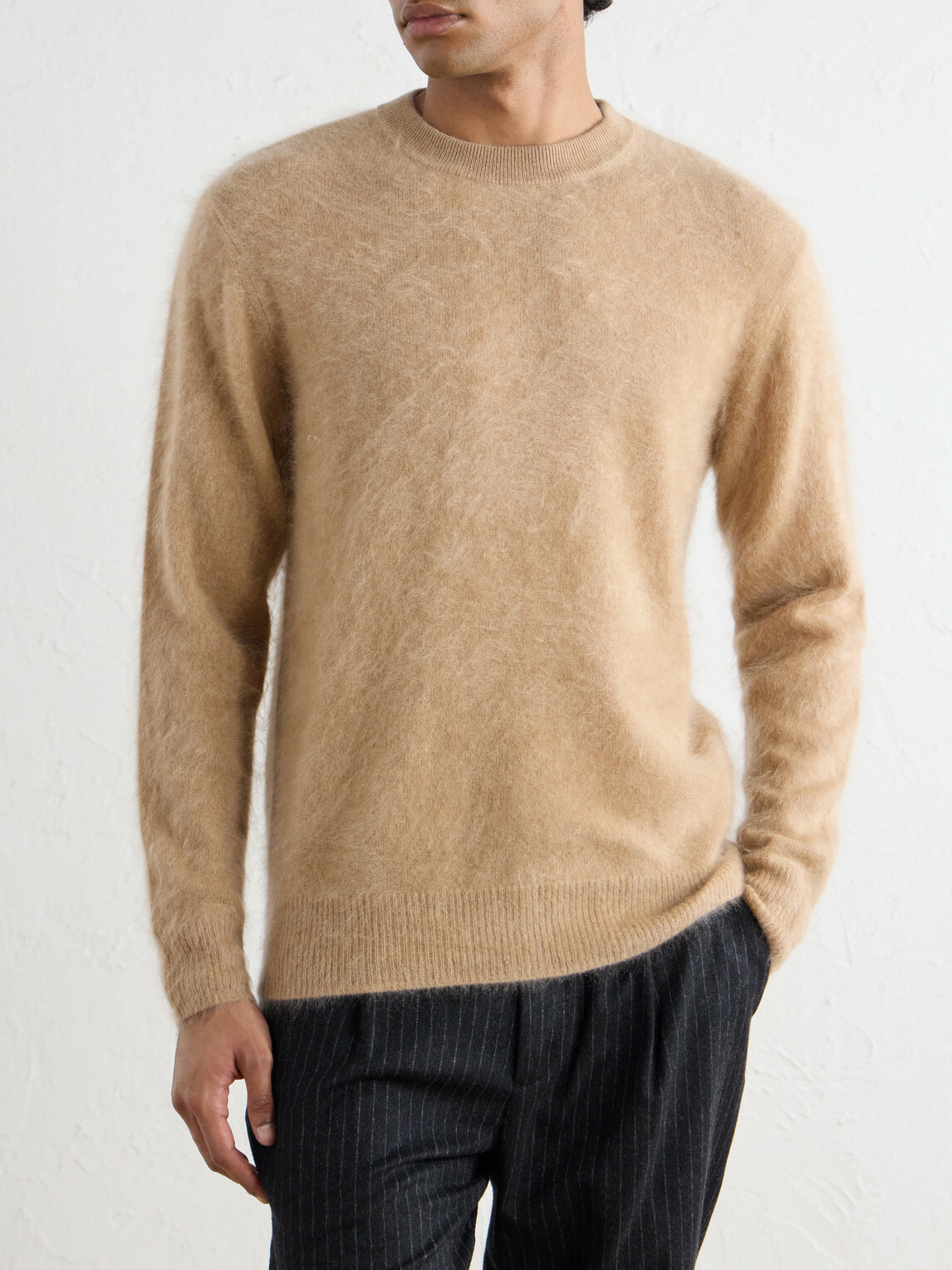 Altea - Brushed Cashmere Sweater - Neutrals