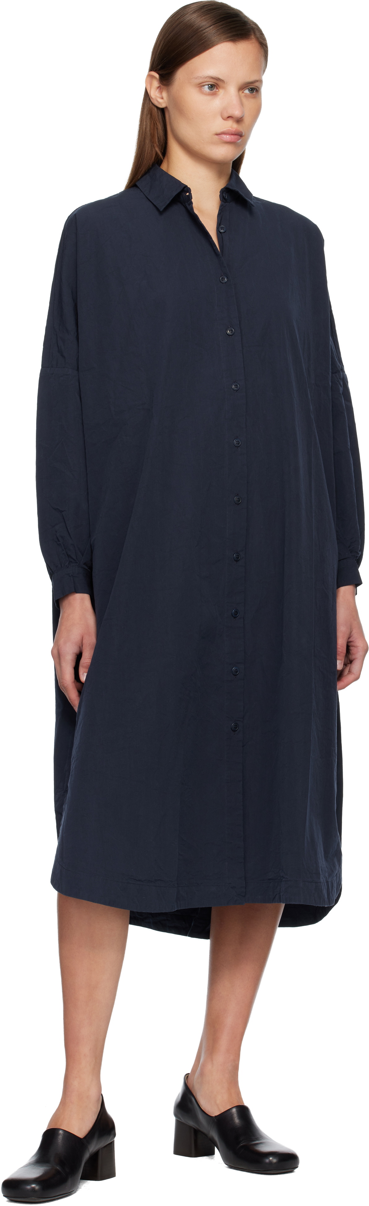 CASEY CASEY Navy Yuri Midi Dress