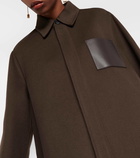 Loewe Anagram wool and cashmere coat