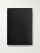SAINT LAURENT - Cassandre Logo-Embellished Glossed-Leather Passport Cover