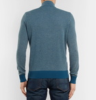 Loro Piana - Roadster Striped Cashmere Half-Zip Sweater - Men - Blue