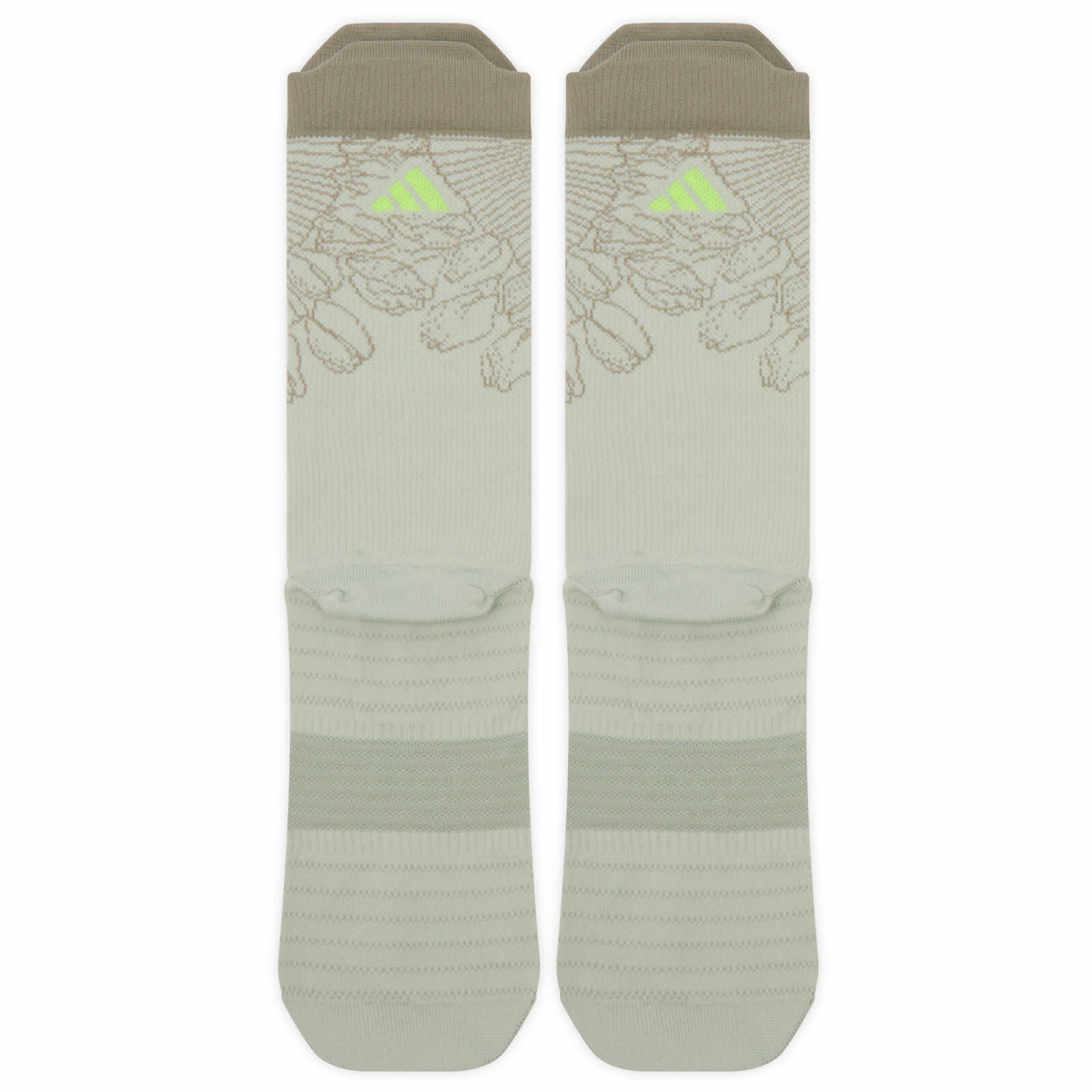 Adidas Running Men's adidas x Labrum Run Socks in Wonder Silver Sesame Yellow