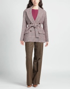 Maje Womens Blazer Burgundy