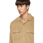 John Elliott Tan Corduroy Snap Shirt