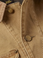 RRL - Lynn Corduroy-Trimmed Cotton-Canvas Jacket - Neutrals