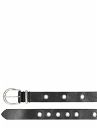 SUNFLOWER 3cm Eyelet Leather Belt