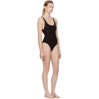 la fille dO Black Pony Beam Bodysuit