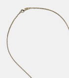 Anita Ko 18kt gold pendant necklace with sapphire and diamonds