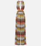 Missoni Wave lamé jumpsuit