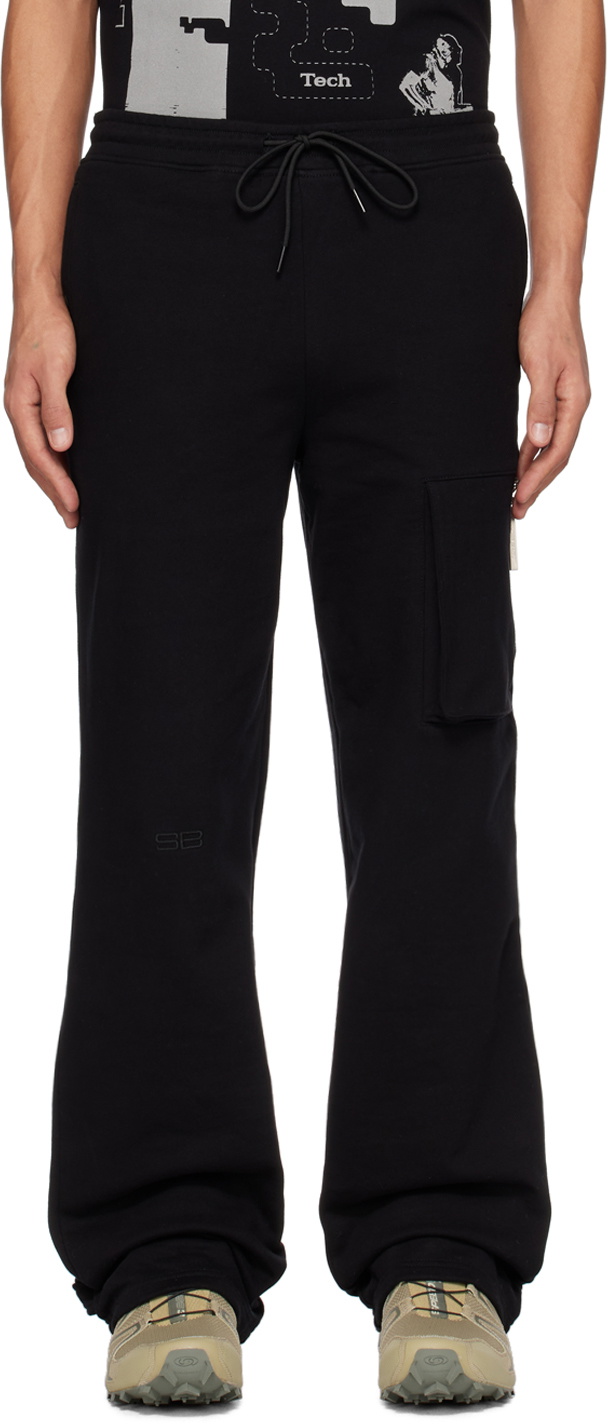 SPENCER BADU SSENSE Exclusive Black Cargo Pants Spencer Badu SPENCER BADU SSENSE Exclusive Black Cargo Pants Spencer Badu