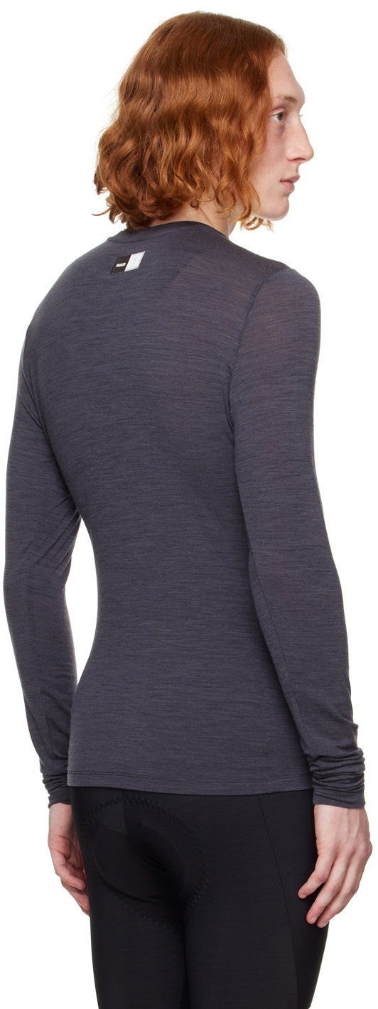 PEdALED Navy Crewneck Long Sleeve T-Shirt