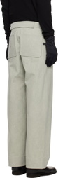 Tondolo Taupe Simple Workwear Trousers