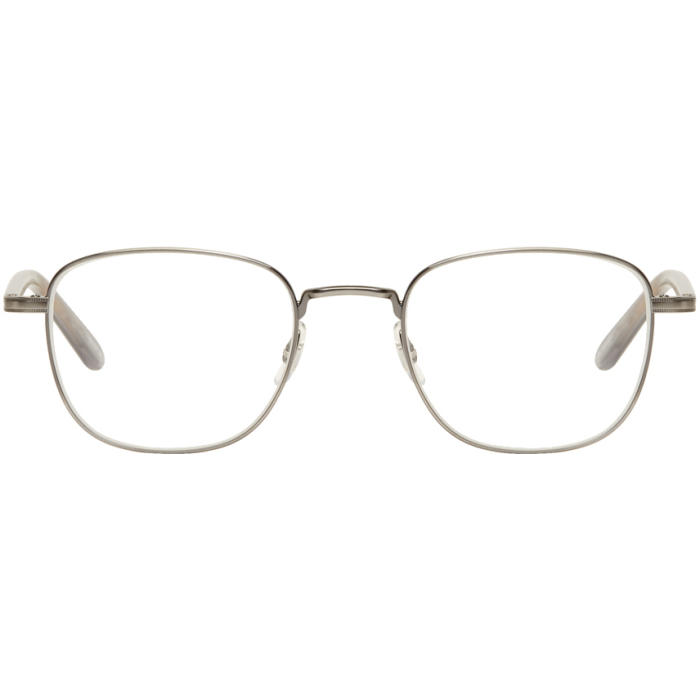 Photo: Garrett Leight Gunmetal Garfield Glasses