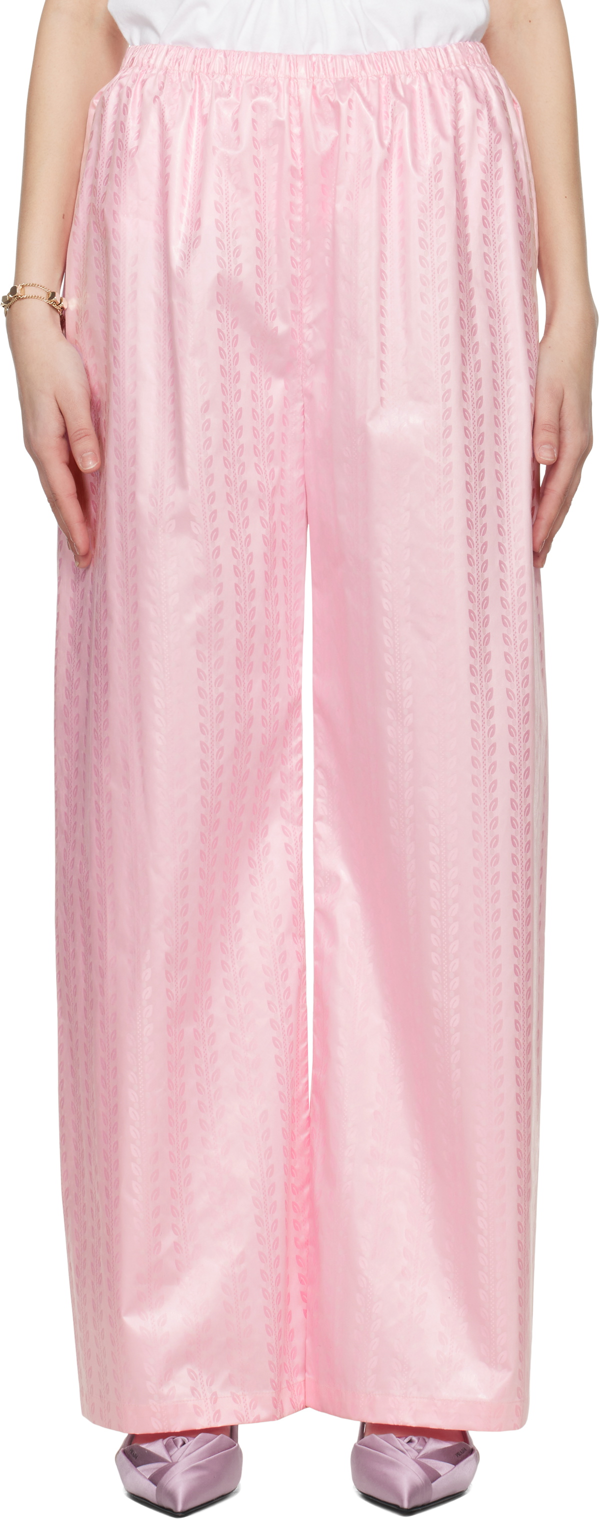 SUPER YAYA Pink Noucki Judo Trousers