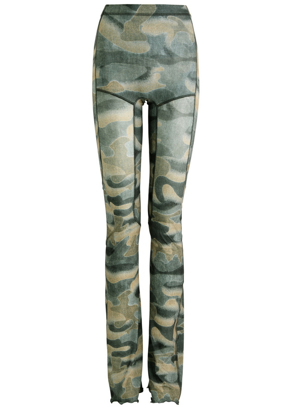 Photo: Knwls Halcyon Printed Stretch-jersey Leggings Green