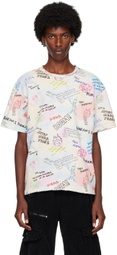 Members of the Rage Multicolor Cudis Colors & Sketches T-Shirt