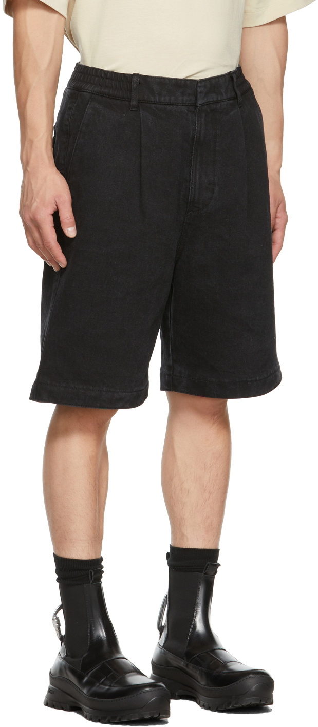 JERIH Black Detachable Jeans