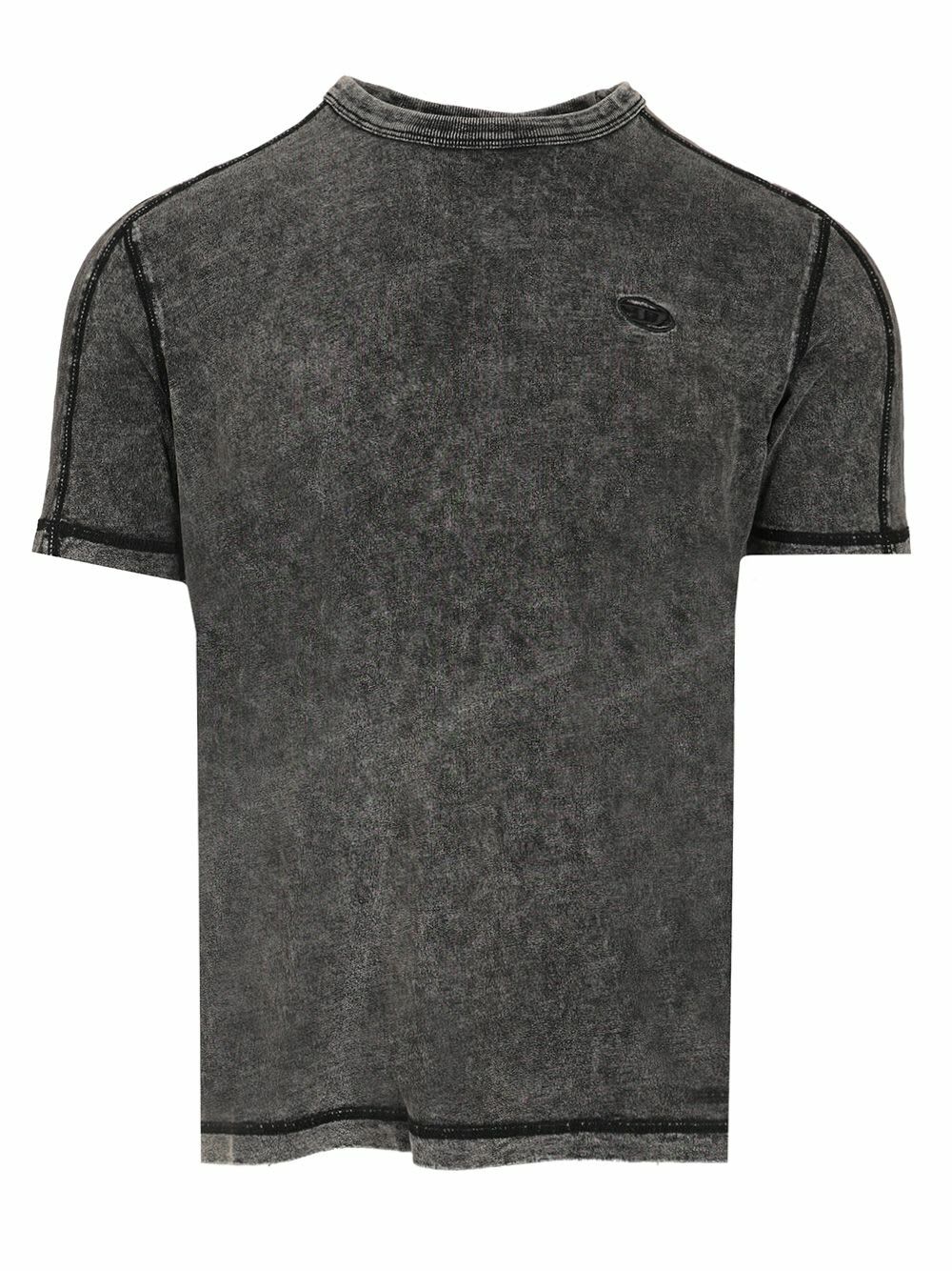 【送料&関税込】Diesel Denim-effect Jersey T-shirt Diesel Denim-effect Jersey T-shirt Diesel