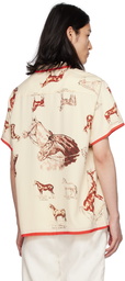 Bode Off-White Equine Shirt