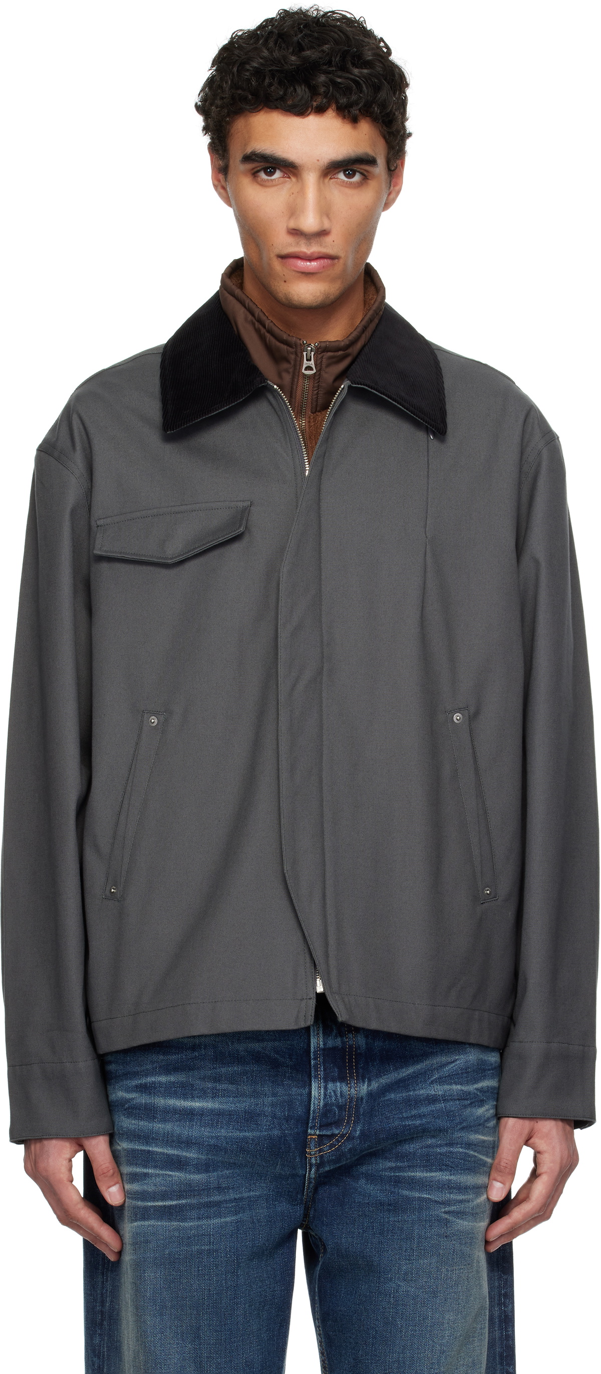 Axel Arigato Brown Nomad Pile Jacket Axel Arigato