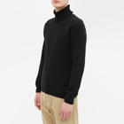 John Smedley Men's Roll Neck Knit in Black